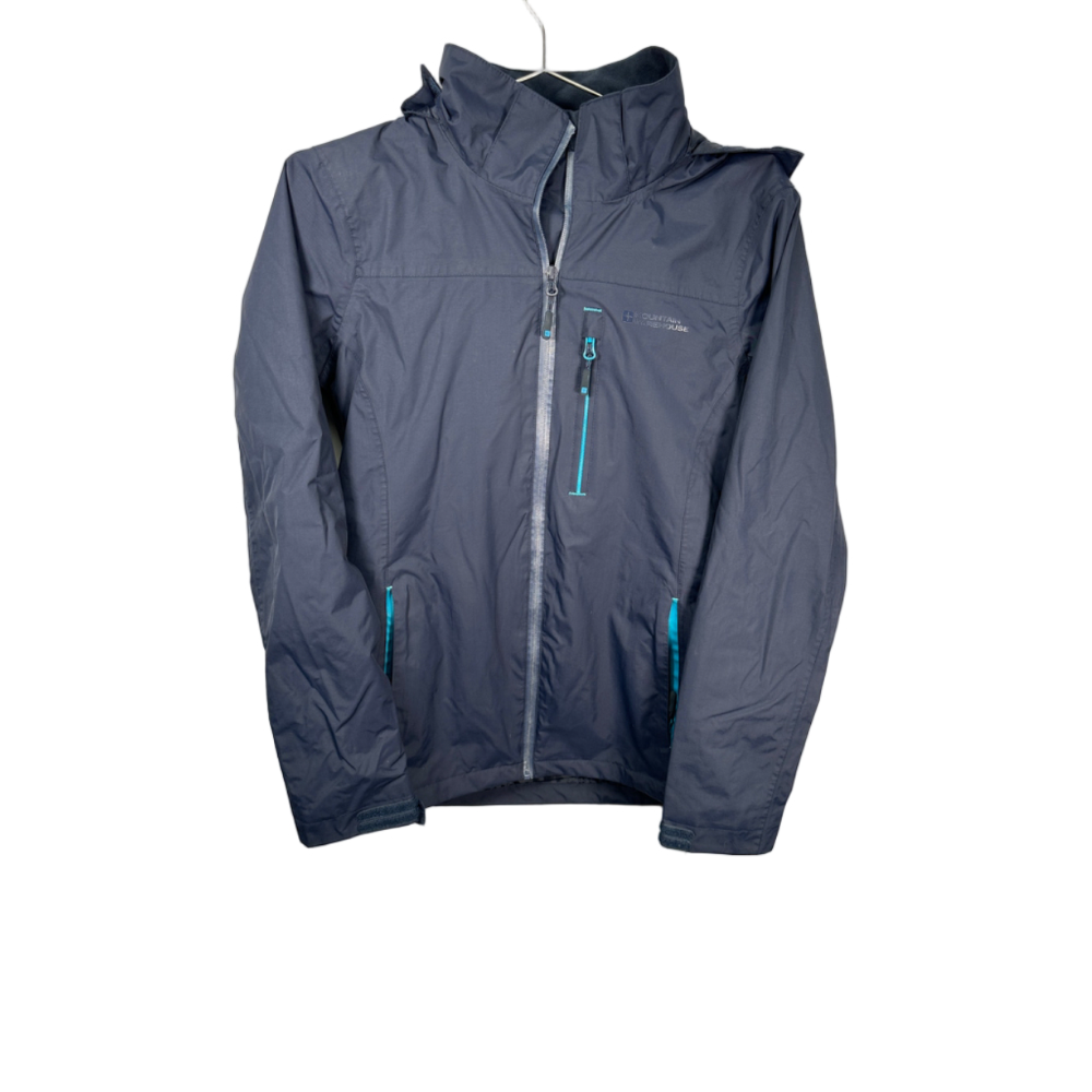 Mountain Warehouse Navy Waterproof Lightweight‎ Rain Jacket with Hood 10